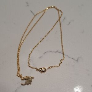 Delicate Gold Dragon Necklace